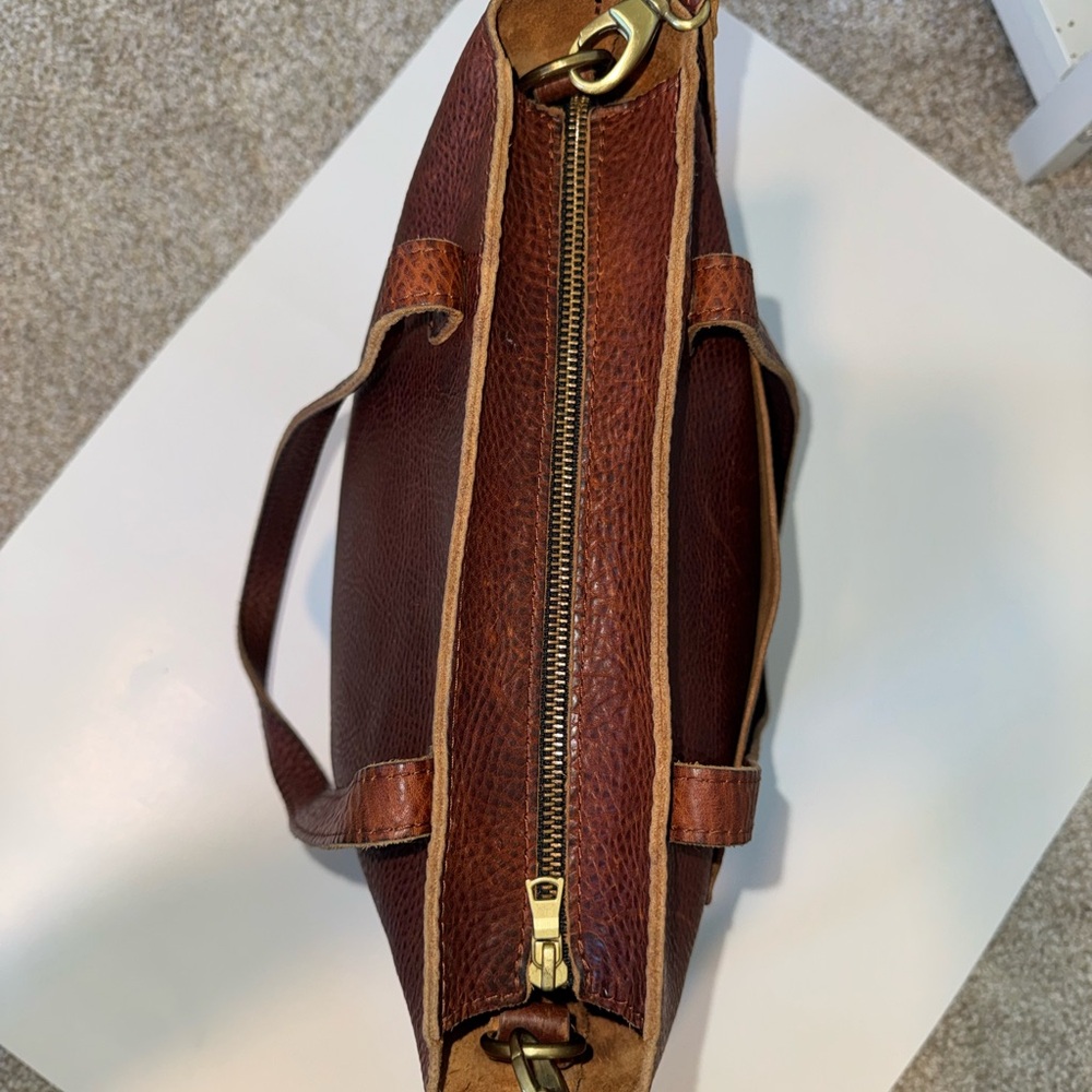 Portland Leather Goods Crossbody Tote (Mini - 12”) - Picture 3 of 13